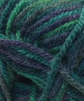 Plymouth Encore Worsted Colorspun Yarn 8002 Blue / Grey
