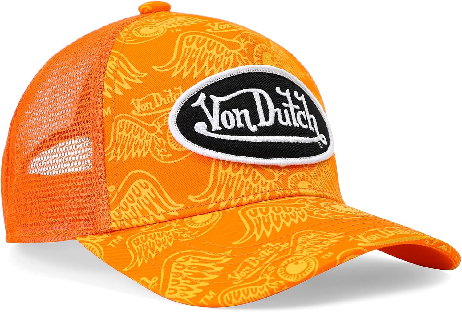 Von Dutch Kids Trucker Hat Jax Collection | Adjustable Mesh Snapback with Logo & Printed Front Designs