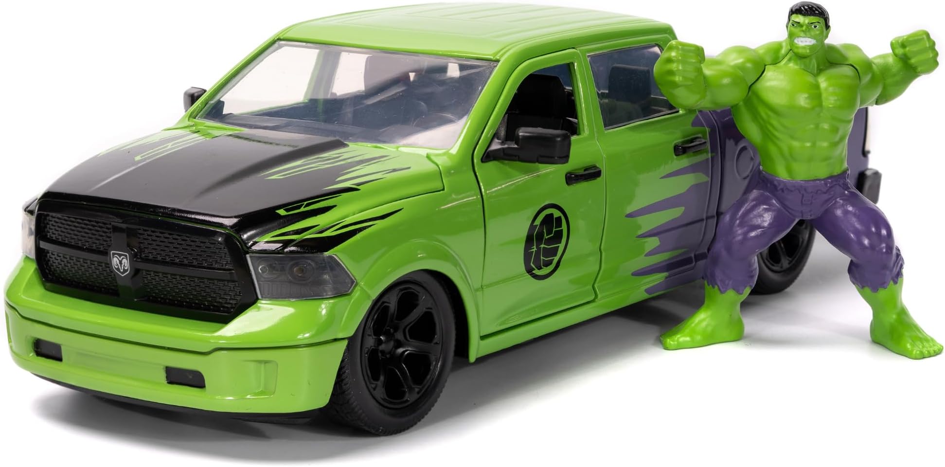 1:24 MARVEL AVENGERS 2014 RAM 1500 W/HULK HULK MINI CAR