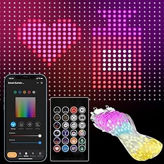 Smart curtain light, LED curtain lights, valentines lights w