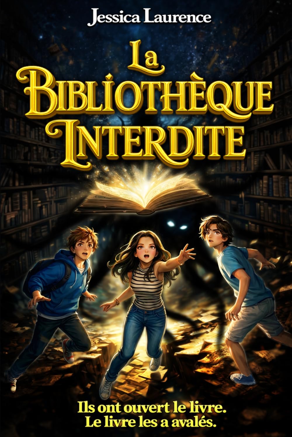 La bibliothèque interdite: Roman illustré fantastique pour ado 11-14 ans | Aventure et mystère
