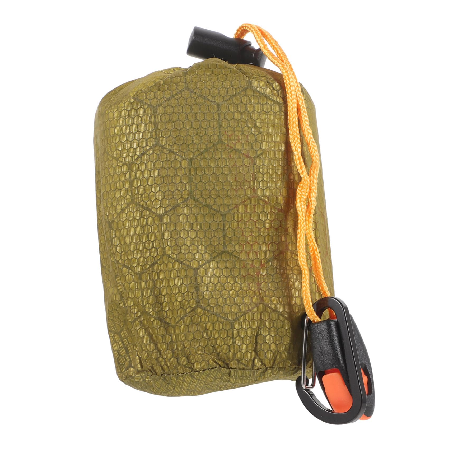 ibasenice Notfall Schlafsack Aluminiumfolie Ultraleicht und Kompakt für Camping Outdoor Aktivitäten Tragebeutel für Einfache Aufbewahrung und Transport