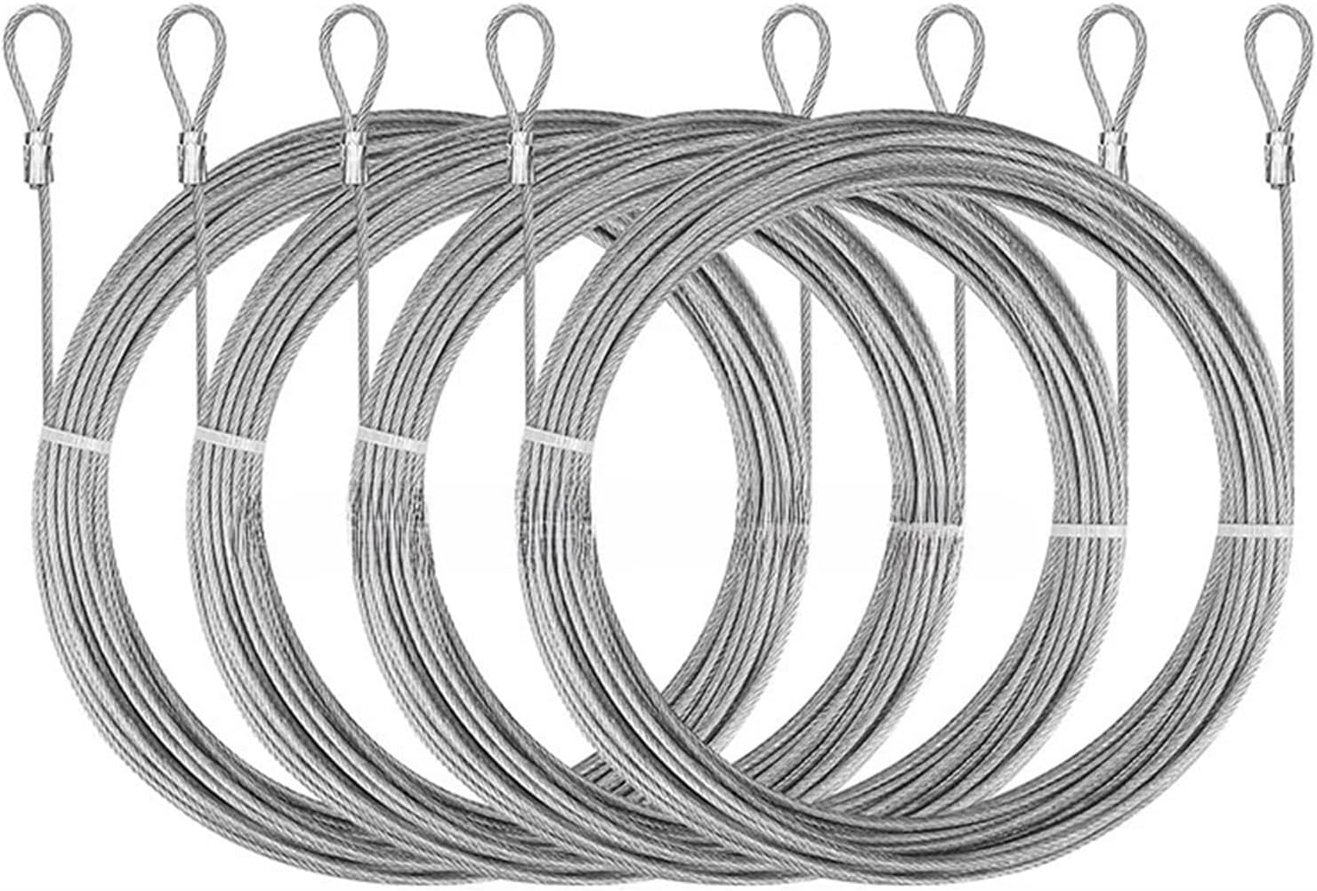 Shade Sail Hardware Kit Stainless Steel Wire Canopy Rope Fishing Lifting Cable Clothesline 200mm Shade Sail Awning Rustproof Kit for Outdoor