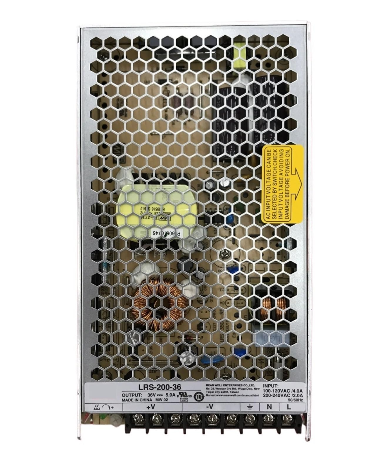 XDDQWSWA 200W 36V 5.9A DC LRS-200-36 switching power supply