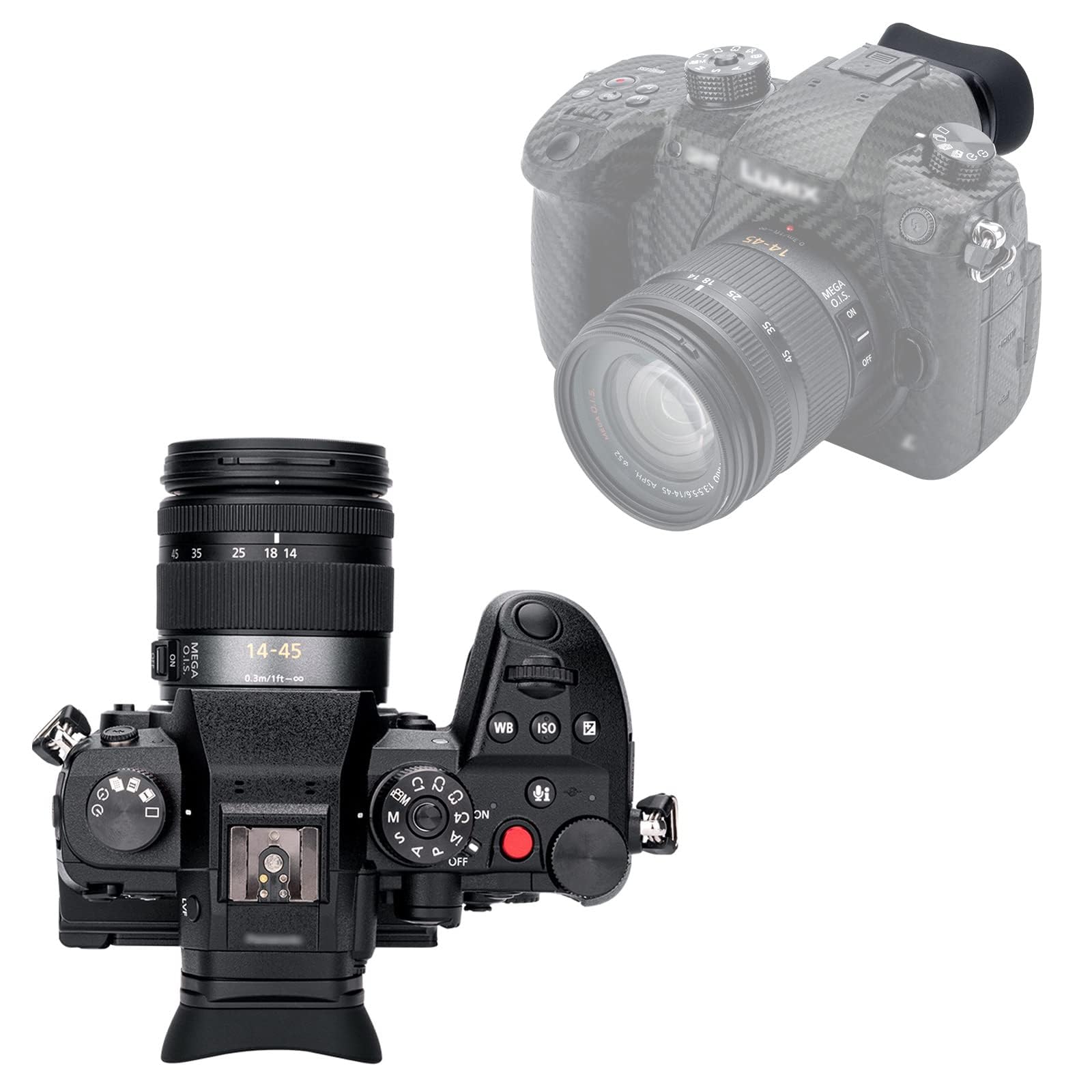Große Augenmuschel Silikon für Panasonic GH7 GH6 GH5S GH5 Ersetzt Panasonic 4YE1A561Z Okular