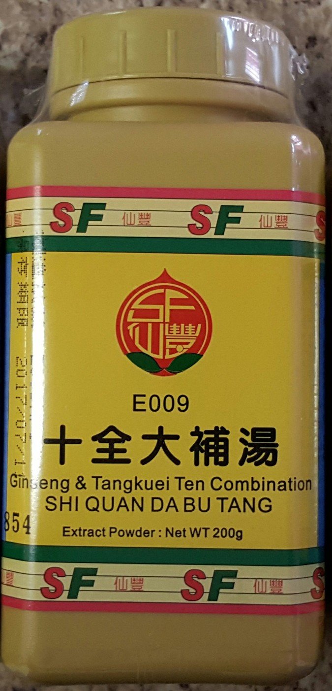 Shi Quan Da Bu Wan (Ten Ingredient Powder for Complete Tonification)