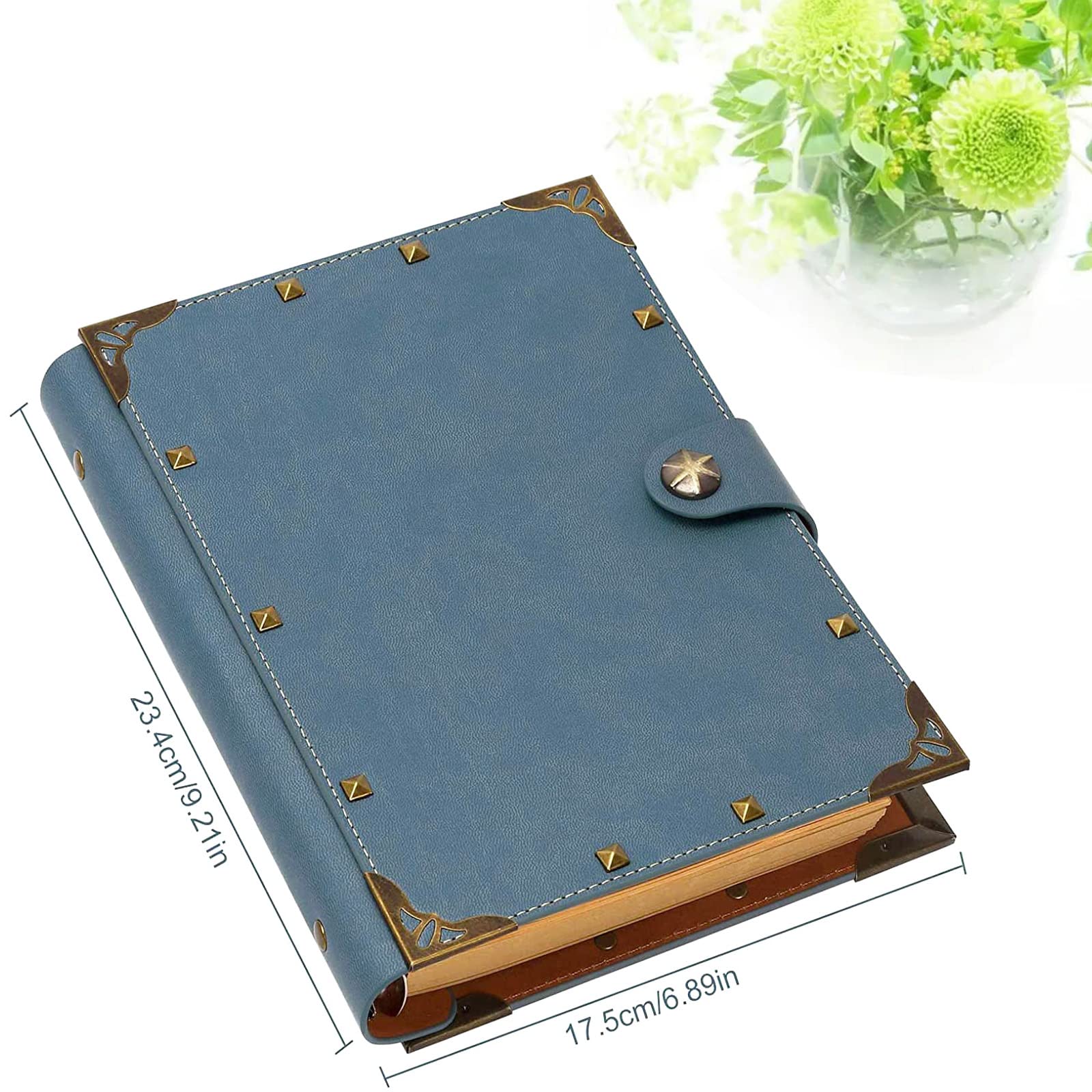 SEEHAN A5 Leder Journal Notizbuch Nachfüllbar Blank Journal 200 Seiten A5 Binder Journal Refillbalbe Skizzenbuch Reisetagebuch zum Schreiben Zeichnen