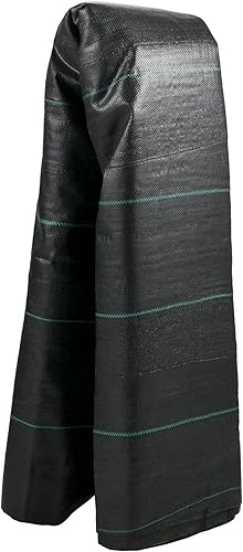 Vista 18 de Happybuy - Funda para suelo de tela geotextil resistente, no tejida para invernadero comercial, jardín, barrera, tapete para bloqueo