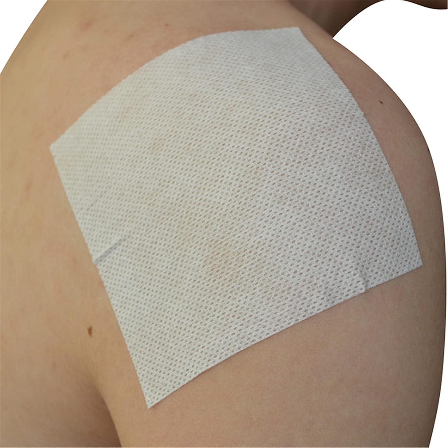 SqSYqz Cinta de retención de apósito de 2 Rollos, Cubierta no Tejida Cinta elástica Cinta no Tejida Transpirable Cinta Adhesiva Protectora Película en Rollo de Vendaje,5cm×10m