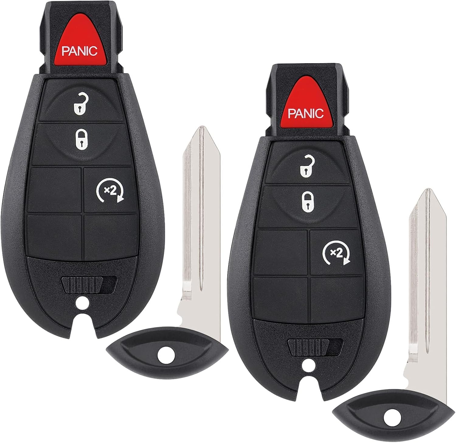 Key Fob Replacement Fits for 2013-2021 Dodge Ram, 2Pcs