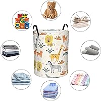 Vista 22 de Butterfly Laundry Hamper Large Collapsible Laundry Baskets with Handles Easy Carry Round Storage Basket Dirty Clothes Hamper Blanket Basket for