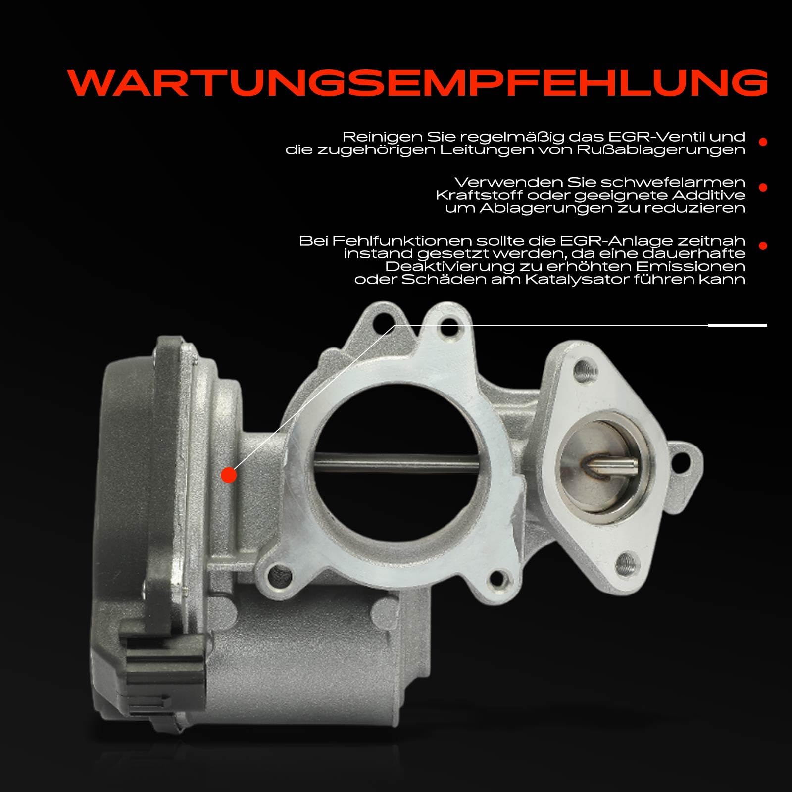 AGR-Ventil Abgasrückführung für A4 8EC B7 A4 Avant 8ED, B7 A6 4F2, C6 A6 Avant 4F5 C6 2.0L Diesel 2005-2008 03G131501J