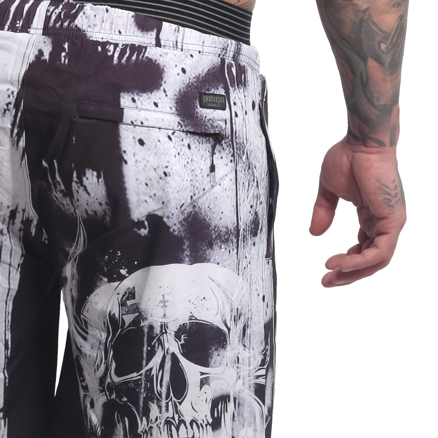 Yakuza Herren Horned FU Badeshorts