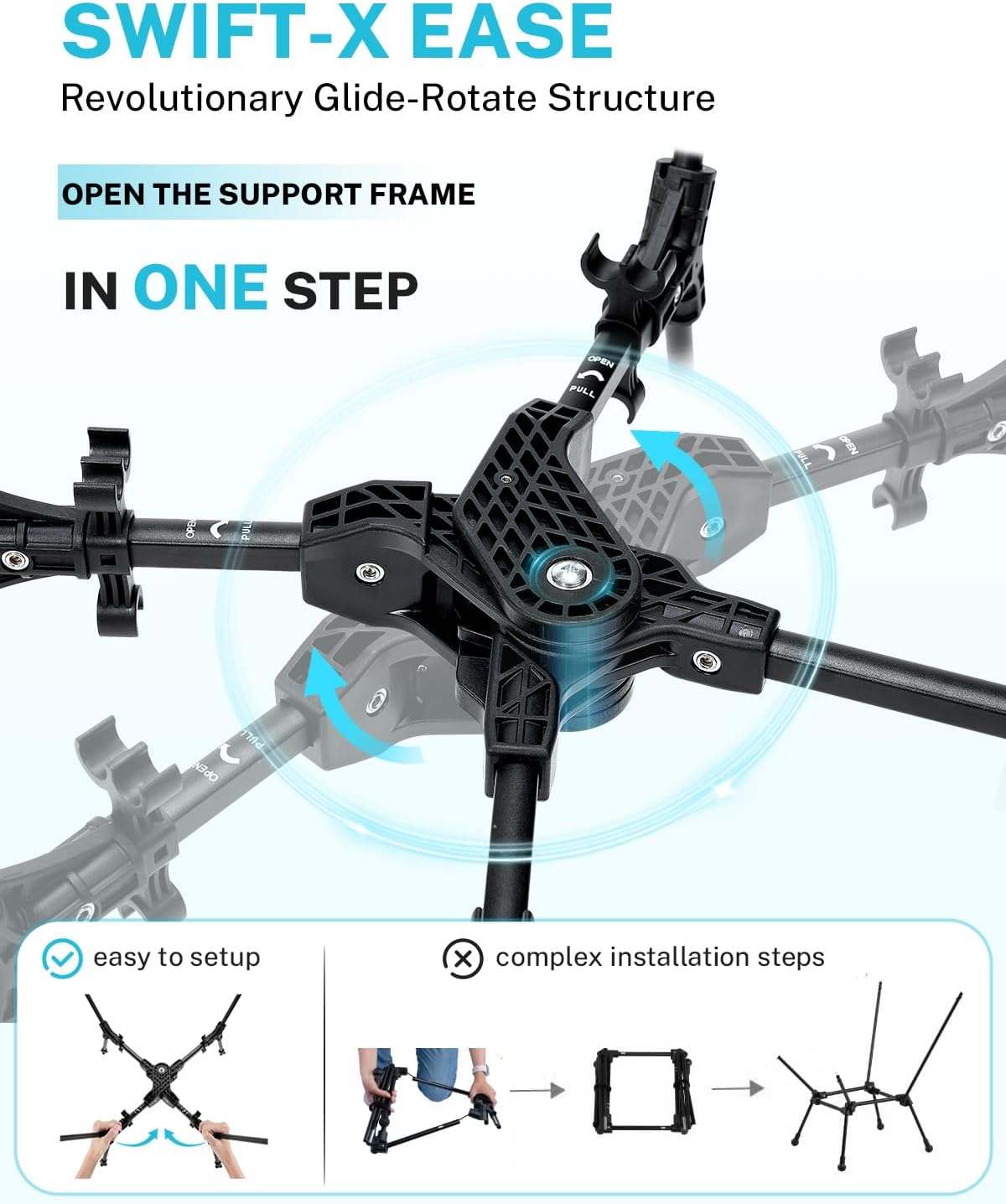 Gonex Portable Camping Chair, The 5th Gen Ultralight Compact Backpacking Foldable Lightweight Folding Chair for Outdoor Camp Hiking Beach Picnic Concert, Supports 330lbs (Khaki, 1 PCS) - Image 3