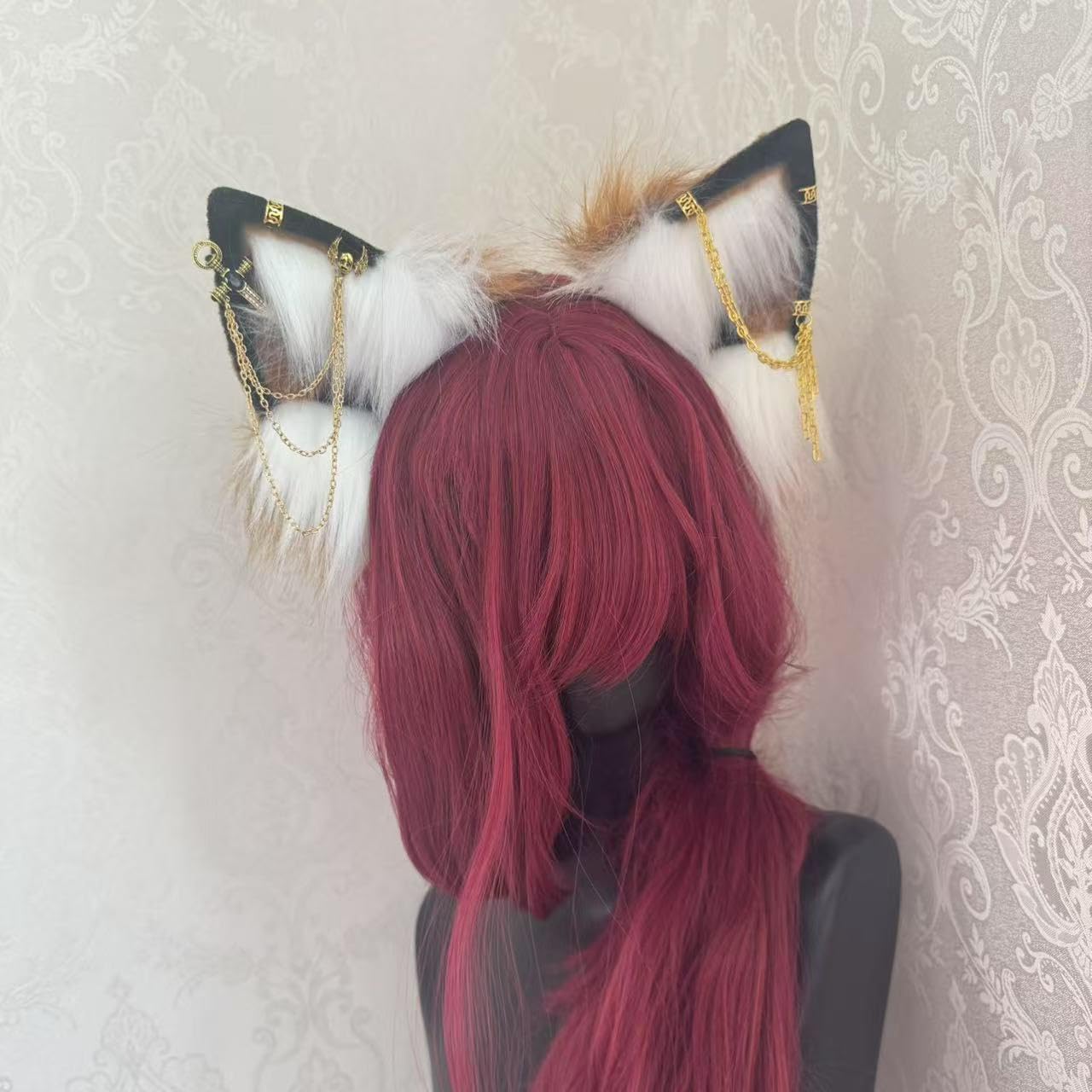 Punk Wolf Cat Fox Ears Headband, Cosplay Clips image 5