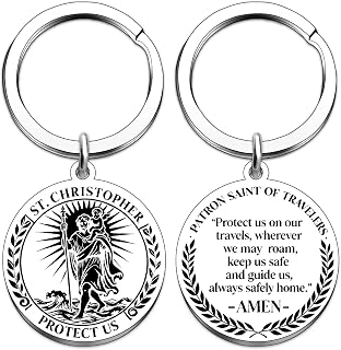 St Christopher Keychain With Gift Box image