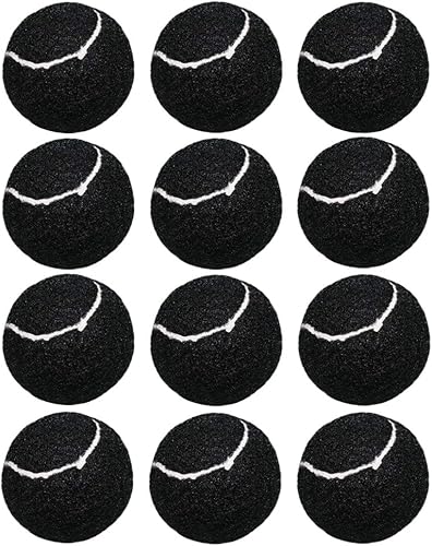Miniatura 10 de URBEST Pelota de tenis, 12 paquetes de pelotas de tenis de entrenamiento, pelotas de práctica para jugadores novatos, pelotas de juego para perros