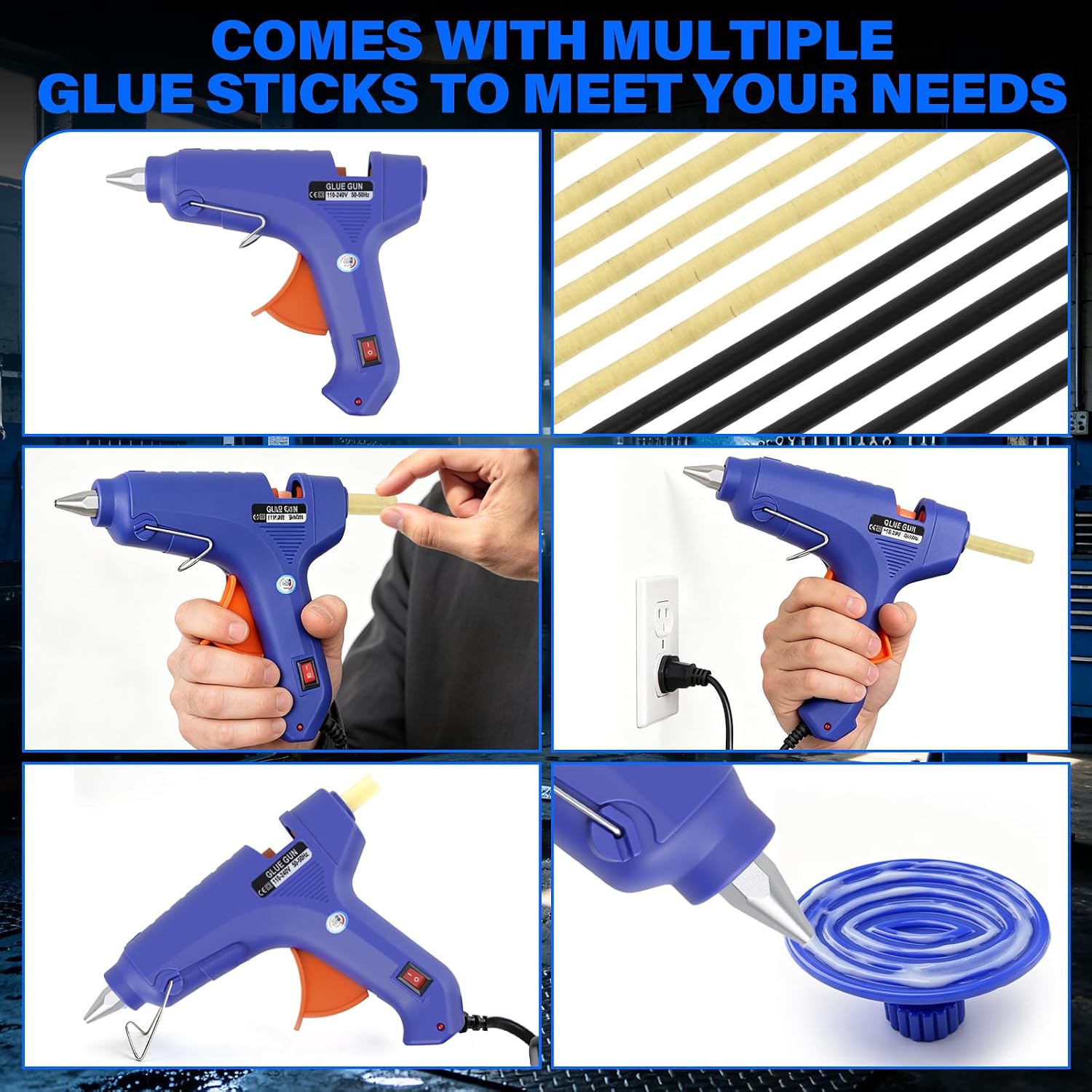 136PCS Dent Puller Kit, Paintless Auto Body Dent Repair Kit with Golden Lifter, Reflector Board, Slide Hammer T-bar Dent Puller, Bridge Puller, Suction Cup and Glue Gun
