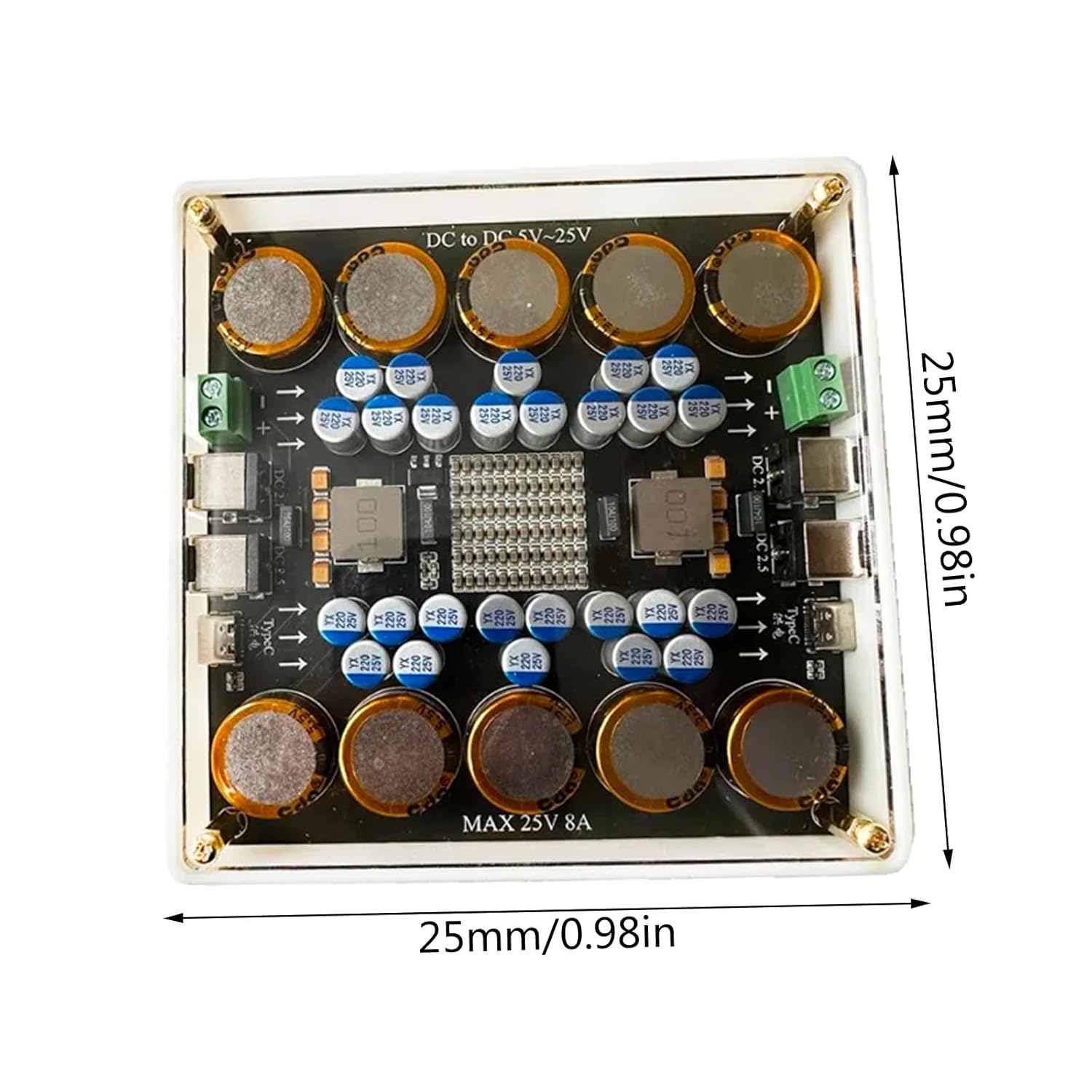 H03 Power Processor Decoding Board 5V-25V Auditory Amplifiers Auditory-Grade Power Processor Power Purification