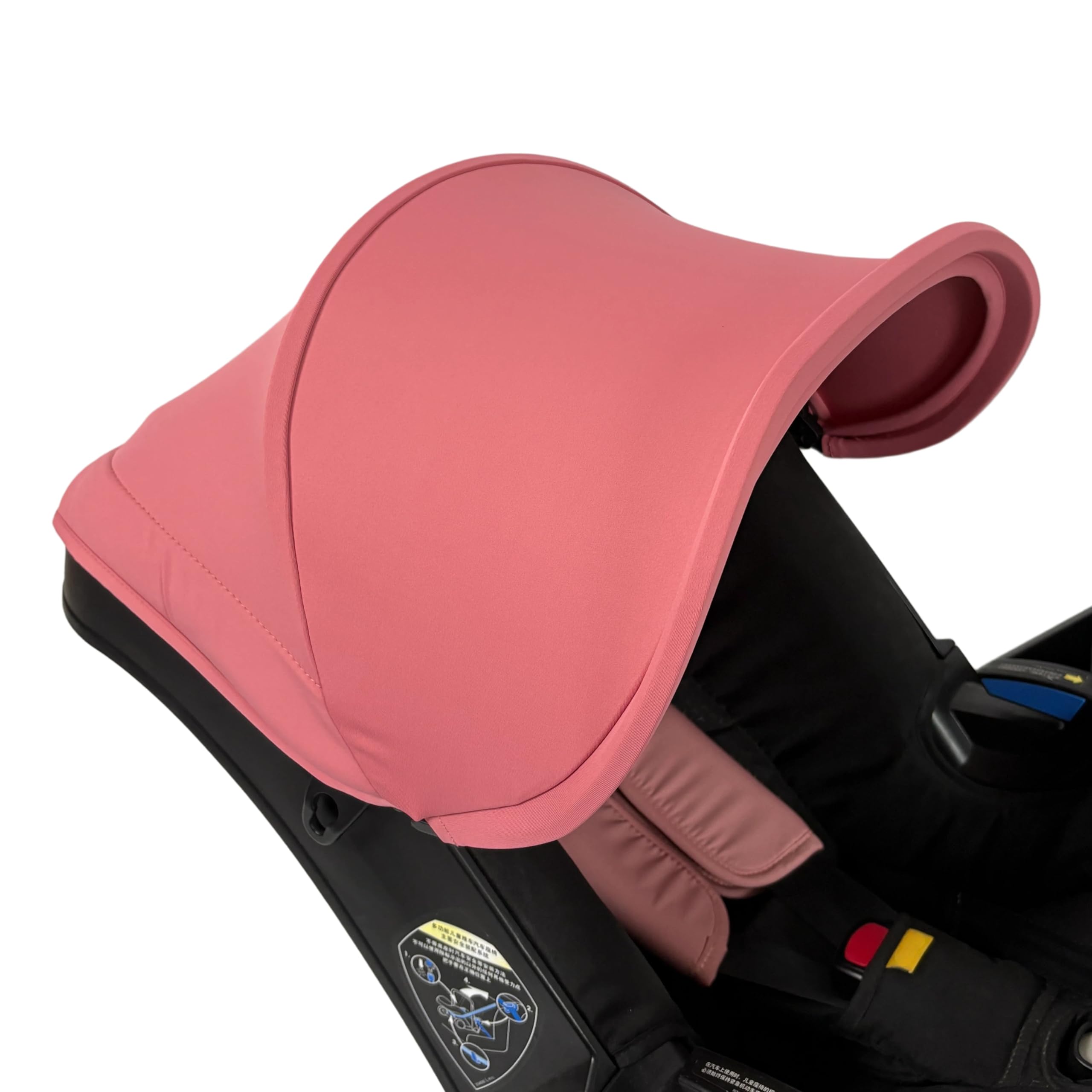 Replacement Canopy Cover Compatible with Doona+ Stroller & Car Seat, High-Opacity Sun Shade, Thick Soft-Stretch Fabric, 3-Piece Set with 2 Shoulder Pad Covers