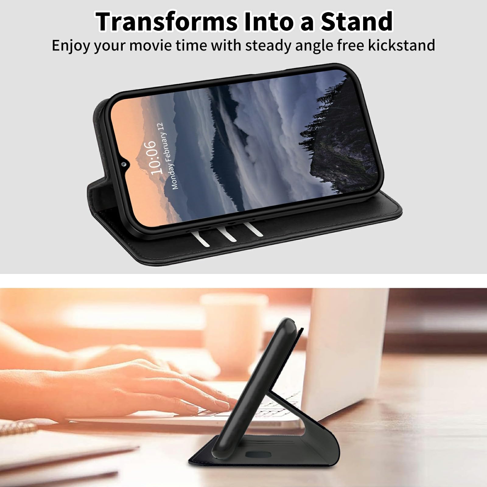 Samsung Galaxy A32 ブラック スマホケース付き OtterBox Commuter Lite Protective Phone Case for Samsung Galaxy