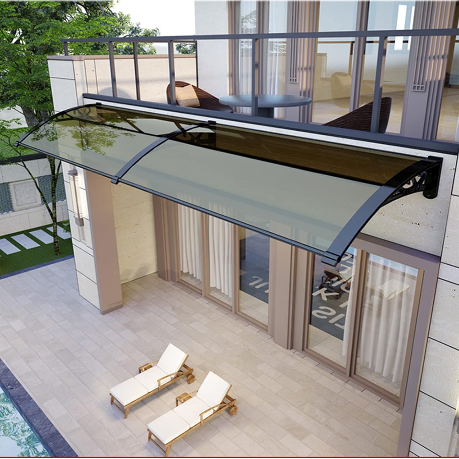 Window Awning Canopy Overhead,Front Back Porch Canopy