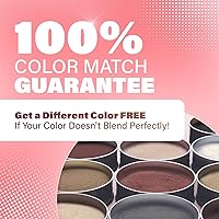 Vista 7 de Fibras para adelgazar el cabello (Auburn), polvo de cabello indetectable para mujeres y fibras 100% naturales para construir el cabello, oculta