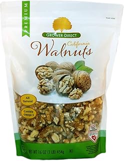 Growers Direct Natural Premium California Shelled Walnuts ~ Healthy Snacks ~ Glu - Compare price