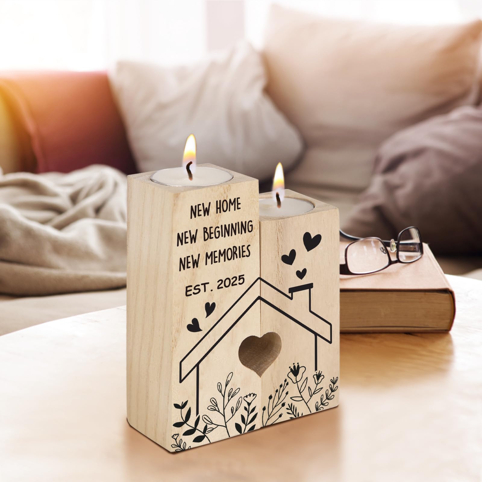 House Warming Gifts New Home, Housewarming Candlestick - Image 3