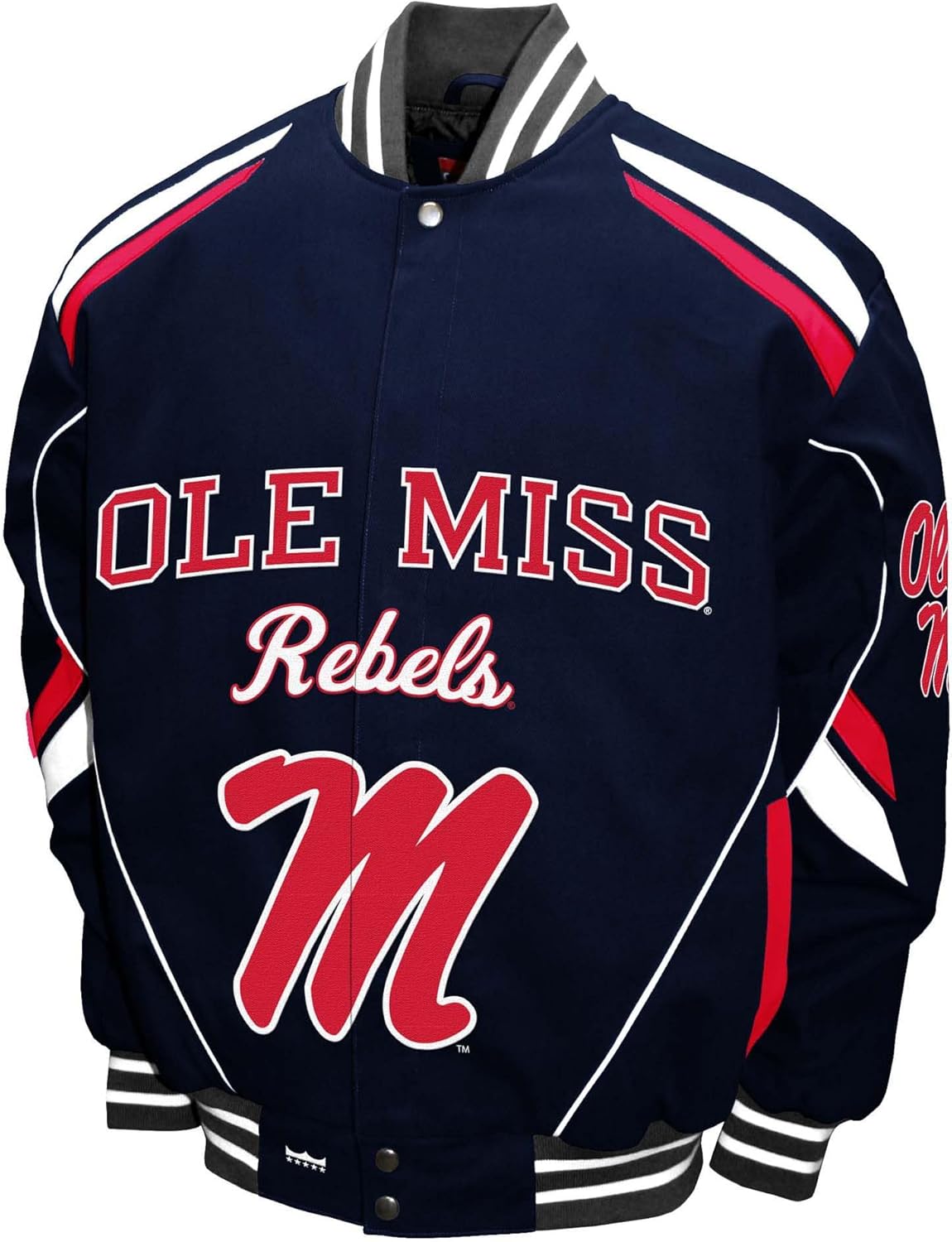 Mens College Commemorative Twill Cotton Jacket