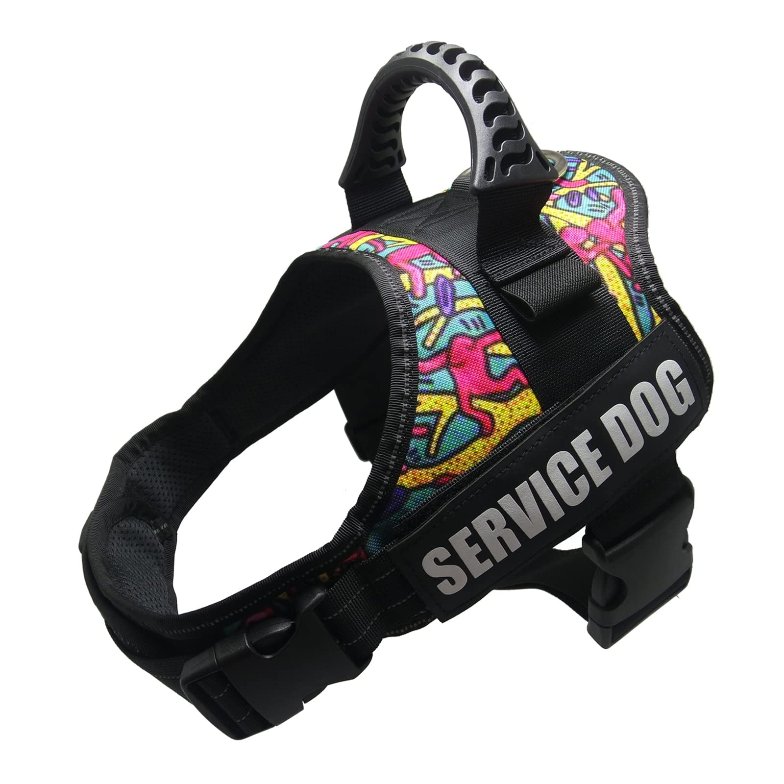 Wodondog Arnés Perro Reflectante Ajustable, Arnés Antitirones Suave Acolchado Cómodo Transpirable Arnés Chaleco para Perros Pequeños, Medianos y Grandes