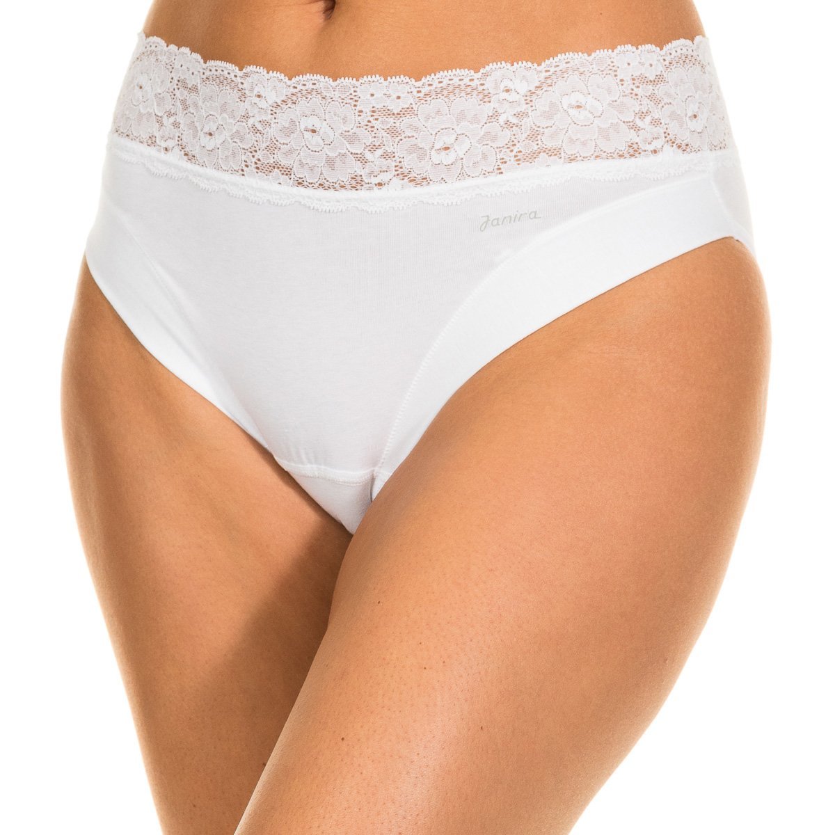 Janira Mutandine da donna in tessuto elastico invisibile con fascia in cotone Slip 1031863