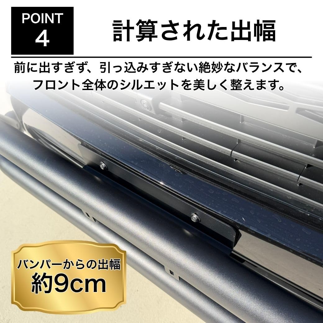 Amazon | GI☆GEAR フロントブルバー スチール製 DELICA デリカ D5 D:5