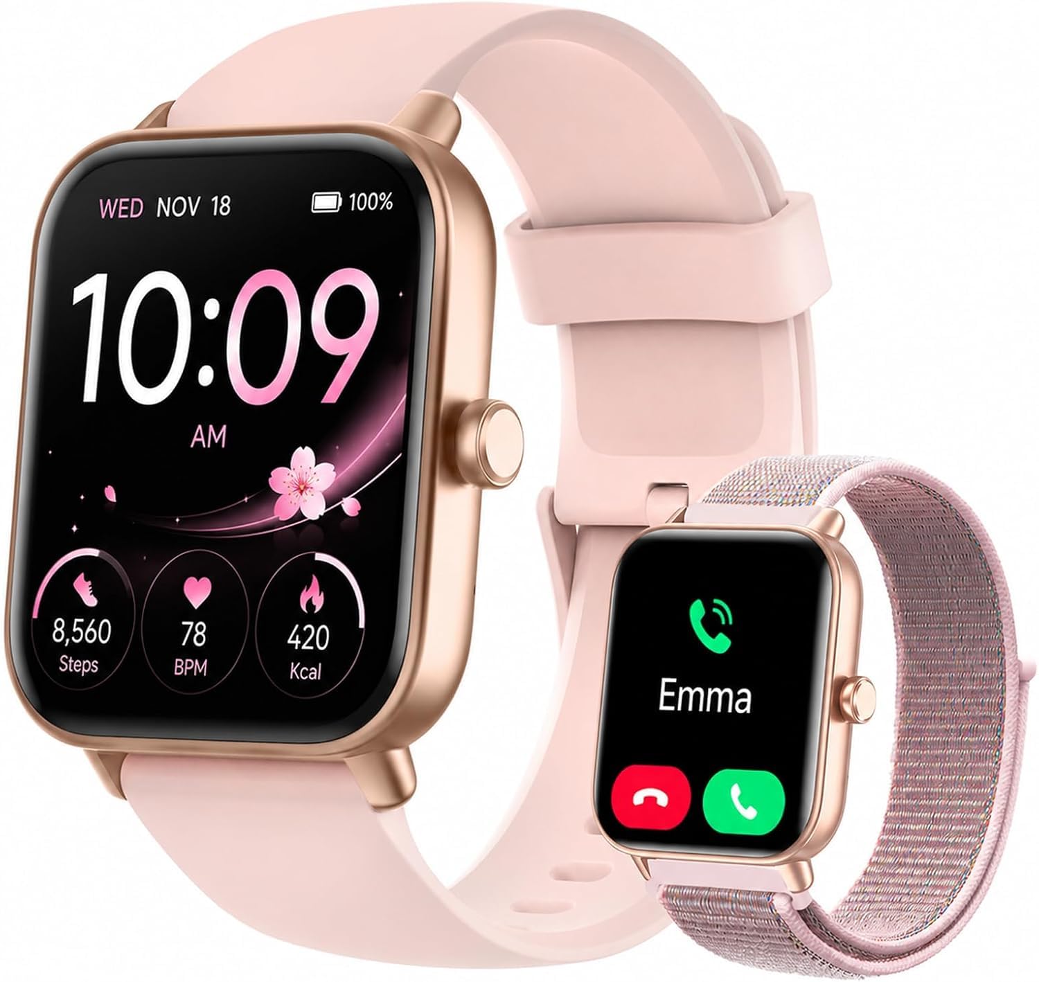 Quican Smart Watch Light Pink