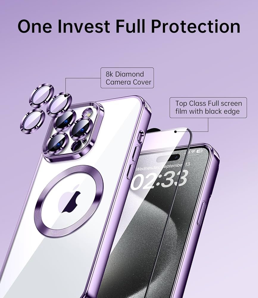 Magnétique Coque Pour Iphone 14 Pro Max Avec Magsafe [Protection