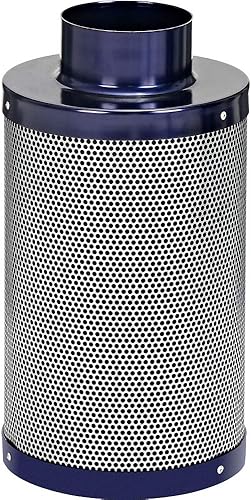 ACCF144, 4 "x 14", 215 CFM Filtro de Carbono, Plata