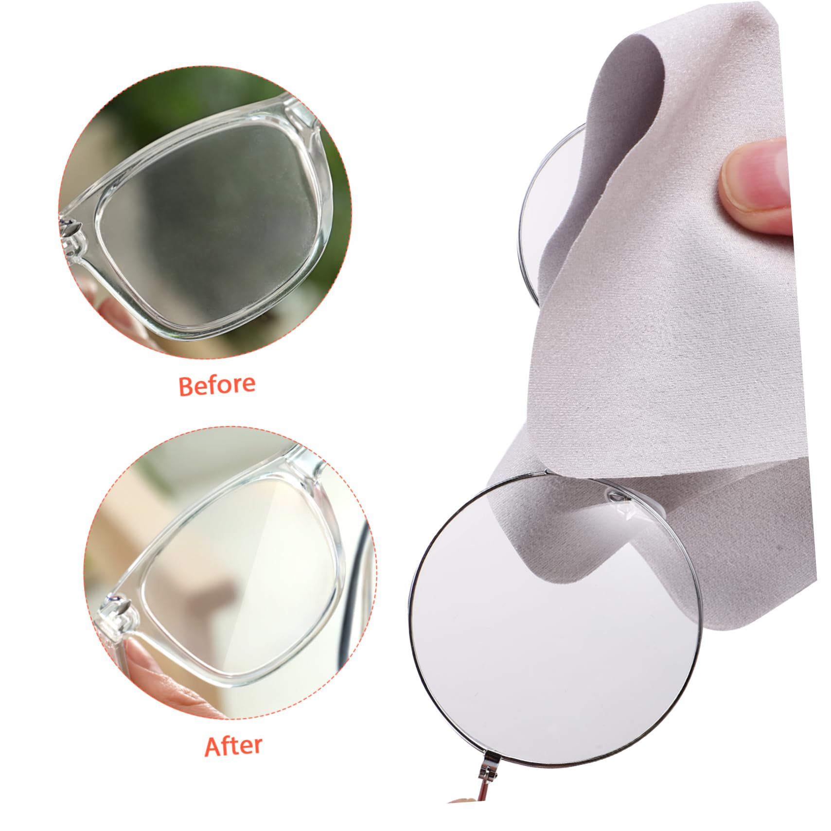 FOMIYES 20piezas Kit De Limpieza Completo Paños Microfibra Para Limpiar Pantallas y Gafas Fuerte Absorción De Agua y Fácil De Lavar