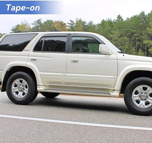 Miniatura 3 de Protectores de lluvia de ventana para Toyota 4Runner 1996 1997 1998 1999 2000 2001 2002 Toyota 4Runner, viseras de ventilación de ventana,