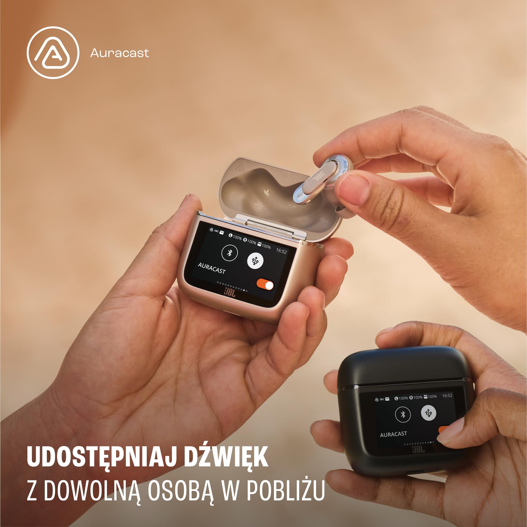 JBL Tour Pro 3, Prawdziwie Bezprzewodowe Słuchawki Douszne z Bluetooth, Wbudowanym Akumulatorem i 44h Odtwarzania, Etui Ładującym, Redukcją Szumów i JBL Spatial 360 z Funkcją Śledzenia Głowy, Czarne | Bluetooth 5.3, 44-godzinna żywotność baterii, intelige