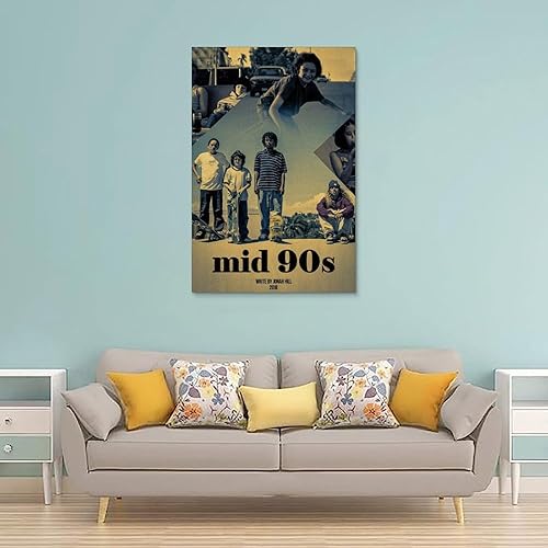Miniatura 2 de CLBCIHWFN Póster de mediados de los años 90, película retro de comedia, drama, patinaje, película retro, para habitación, estética y arte de pared,