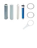 CFS COMPLETE FILTRATION SERVICES EST.2006 Universal 4-Stage Under Sink Reverse Osmosis Replacement Filter Kit