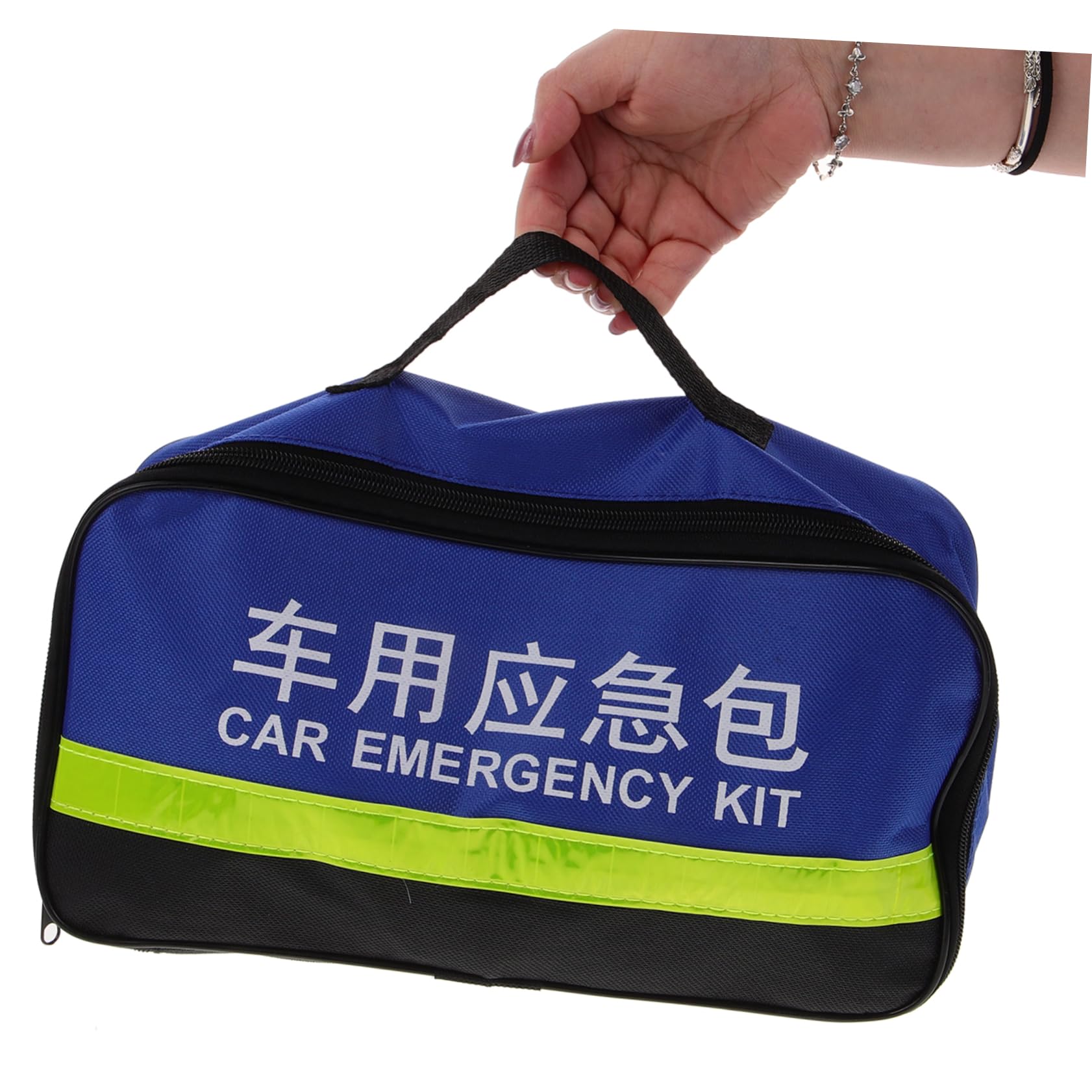 Ciieeo Trousse à Outils pour Véhicule 8 Pièces Multifonctions Compacte, Kit D'assistance Routière Voiture, Matériel Solide pour Intervention D'urgence, Sécurité Automobile