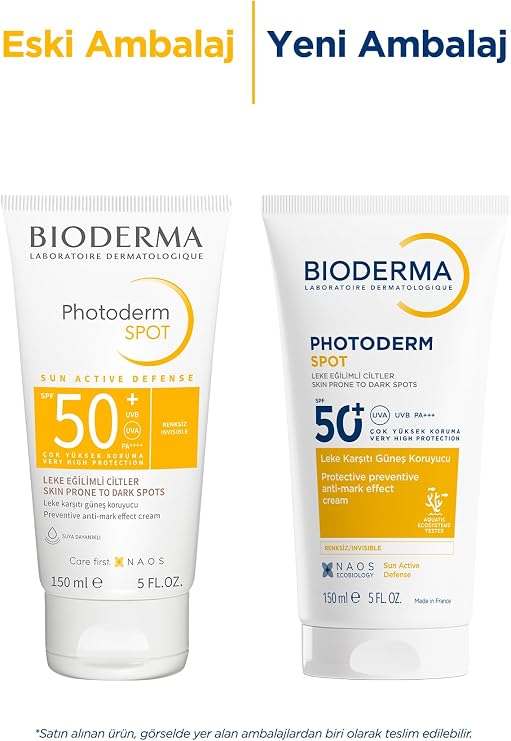Bioderma Photoderm SPOT SPF50+ Leke Karşıtı Çok Yüksek Korumalı Yüz ve Vücut Güneş Kremi 150 ml