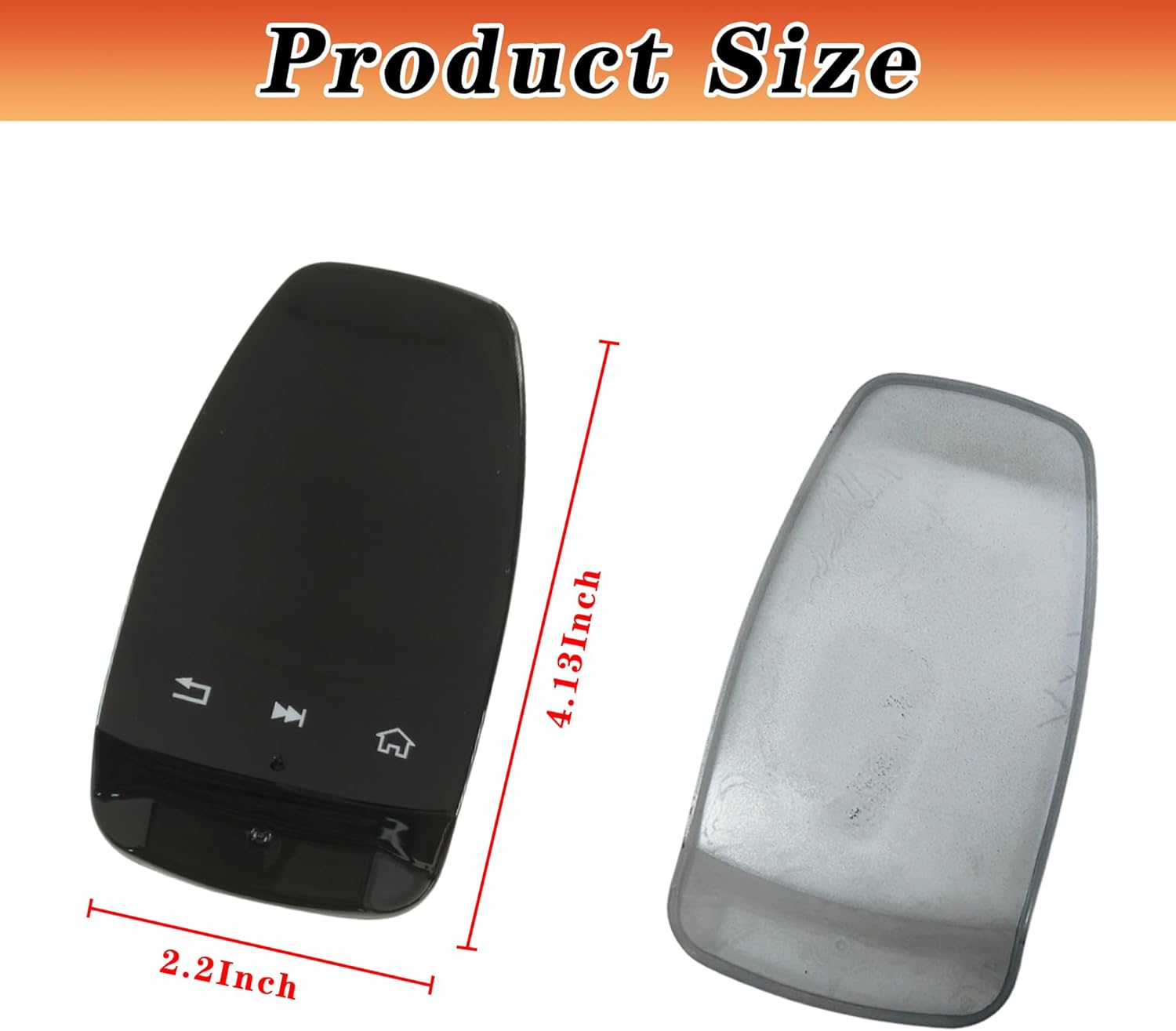 for Mercedes Benz Multimedia Mouse Touch Pad Cover,Car Controller Mouse Touchpad Protect Cover for C S GLC GLS GLE E Class W205 W253 W166 W213 W222 (Model B)