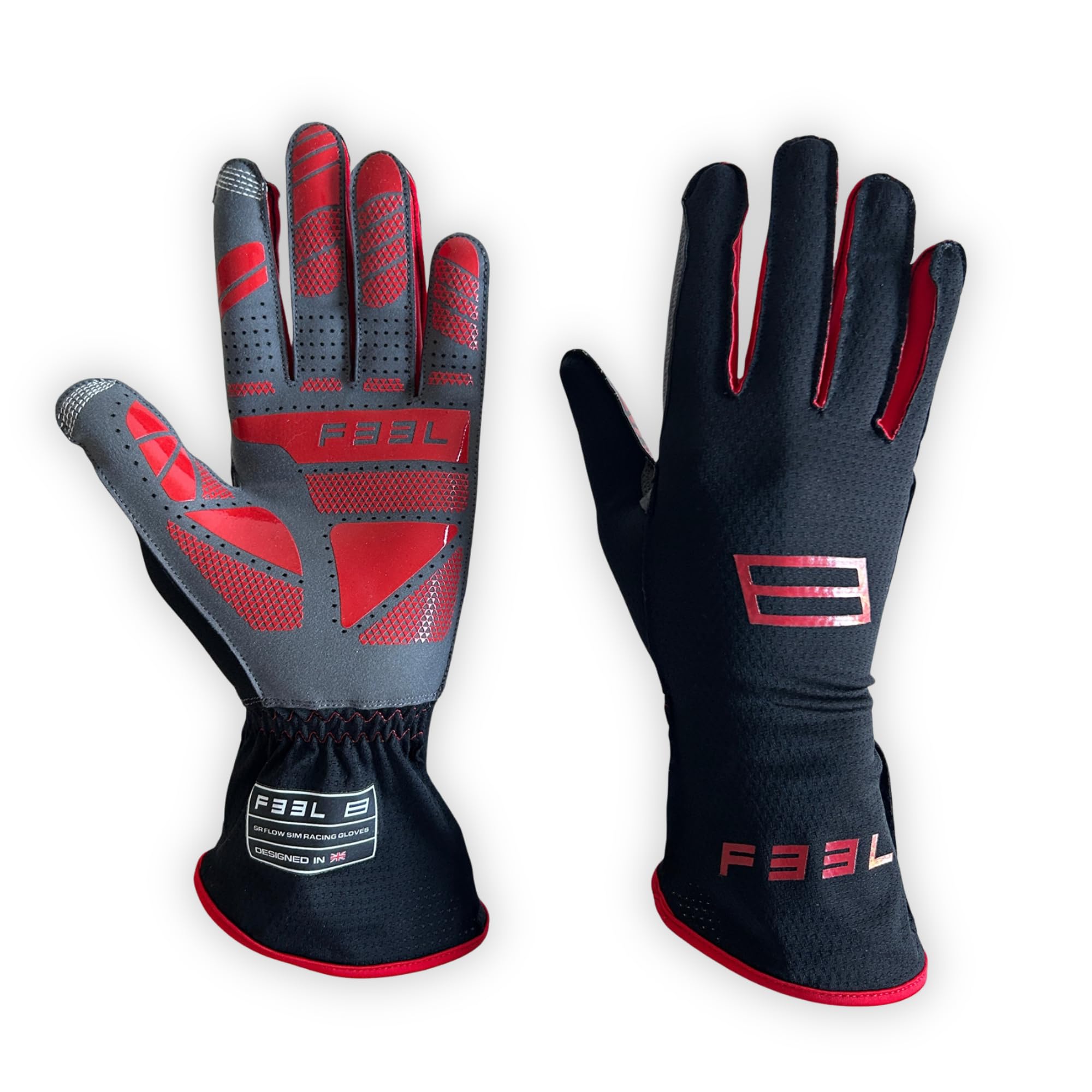 F33L Guanti da corsa SR Flow Forte Sim, palmo ad alta aderenza hyperlight