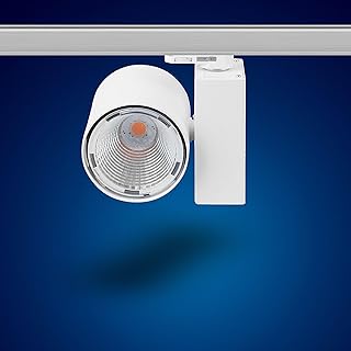 Mextronic 3-Phasen-LED-Strahler für Stromschienen: 30W, Ø 96mm (Warmweiß)