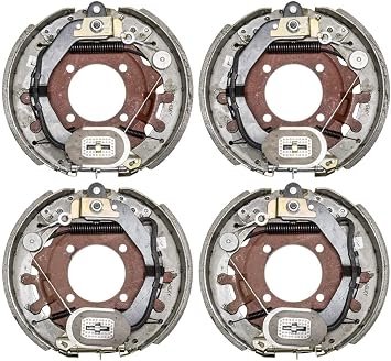 EPR 2 Sets 12.25" x 3.375" Electric Trailer Brakes Left & Right Kit 8,000 9,000 lbs Axle 2RH 2LH