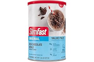Meal Replacement Powder - SlimFast Original Rich Chocolate Royale