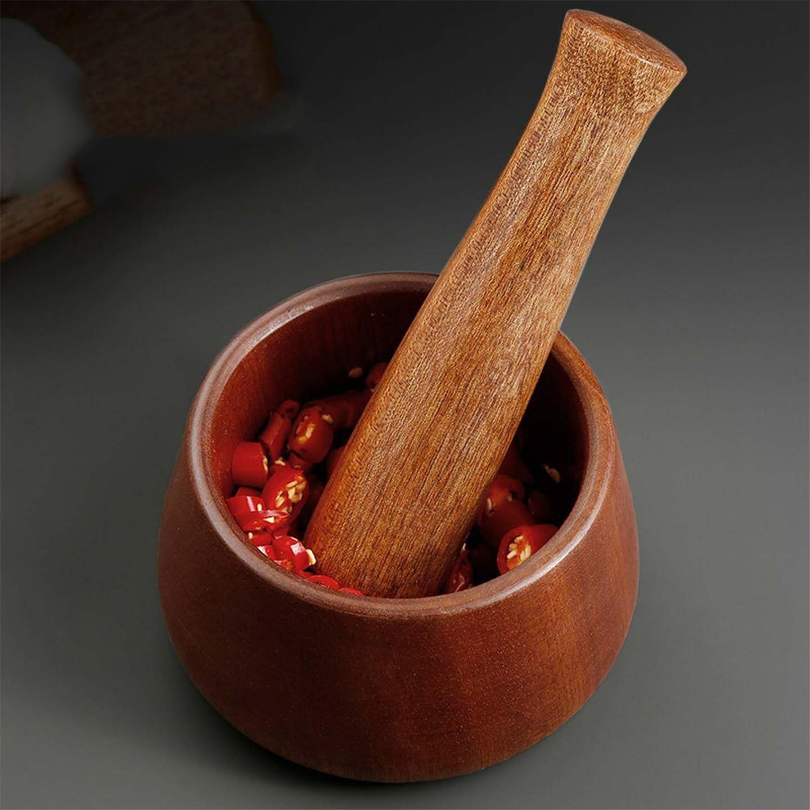 Pratico Utensile da cucina for condimento manuale for spezie, mortaio e pestello for aglio