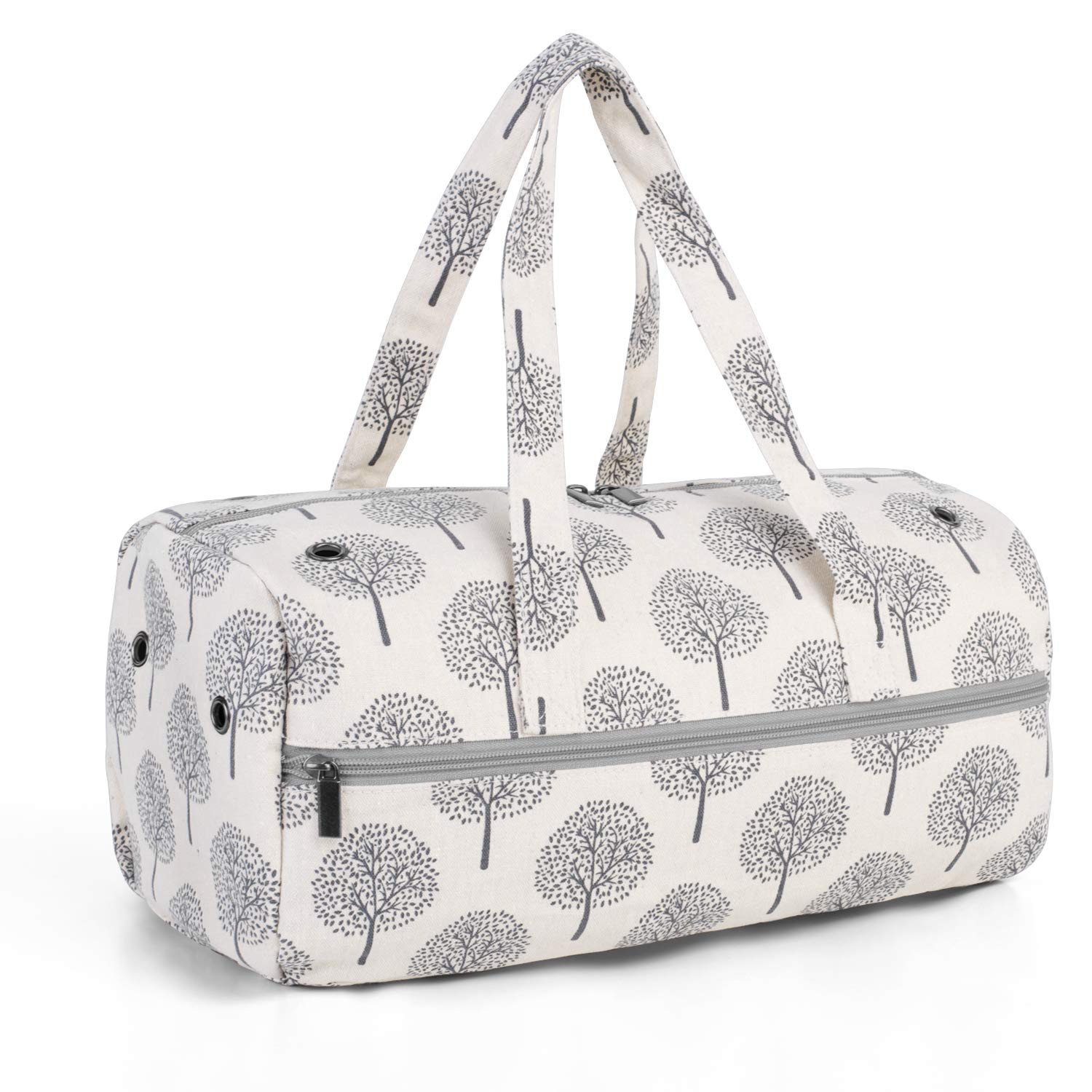 Luxja Borsa per maglieria, borsa per filati per matasse di filati, uncinetti, ferri da maglia (fino a 35,5 cm) e altri accessori, alberi